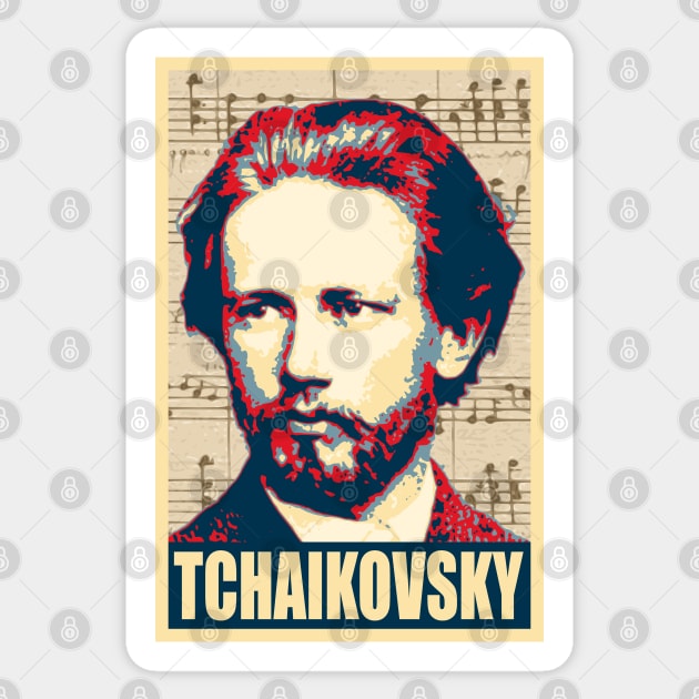 Tchaikovsky Music Composer Sticker by Nerd_art